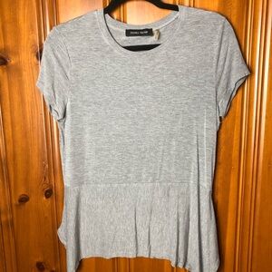 Ivanka Trump Gray Short Sleeve Top
